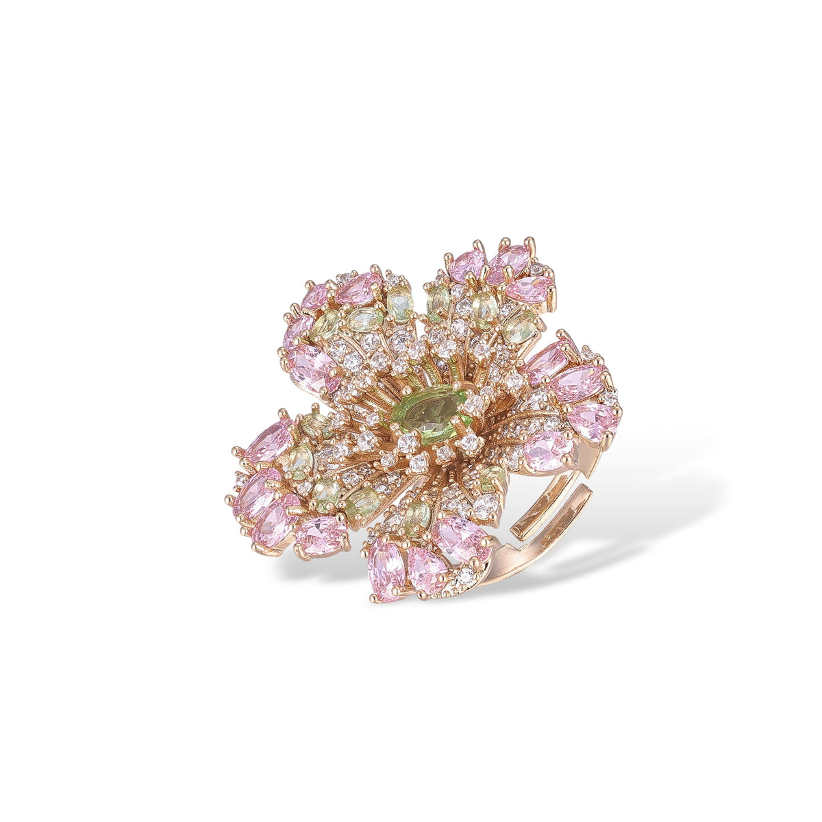 Odilia Floral Open Ring