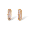 Olivia 14K Gold C Shape Earrings