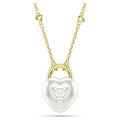 Ortrun White Heart Pearl Necklace