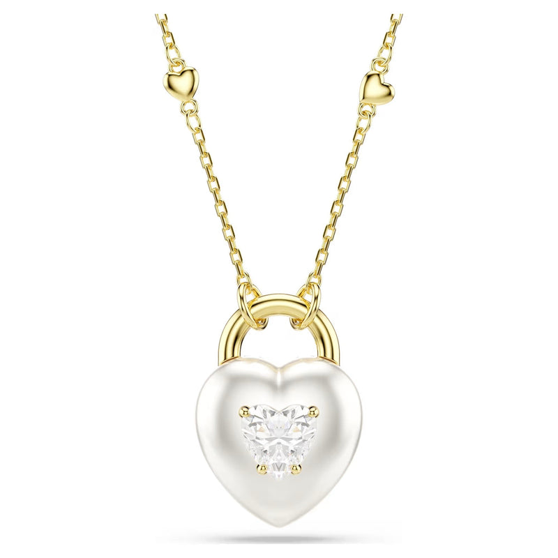 Ortrun White Heart Pearl Necklace