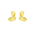 Paula 14K Gold Fan Stud Earrings
