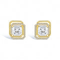 Paulette Pillow-Cut 14K Gold Stud Earrings