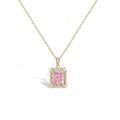 Renée Elegant 18K Gold Pink Necklace