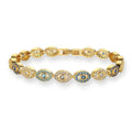 Richlind Multicolor Marquise Link Bracelet