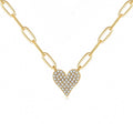 Rosalie 14K-Gold Heart Necklace