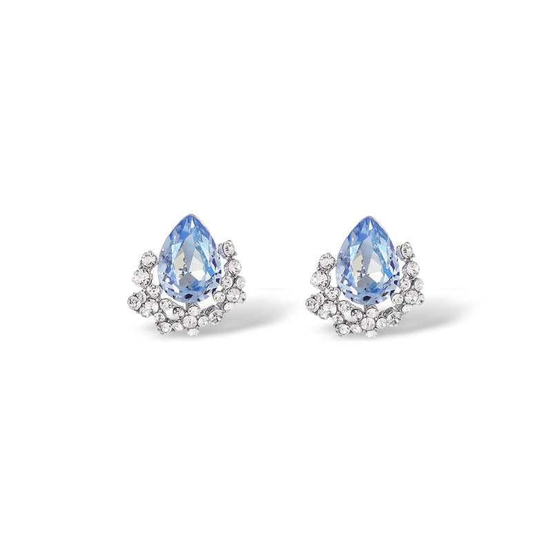 Sabrina Teardrop Crystal Earrings