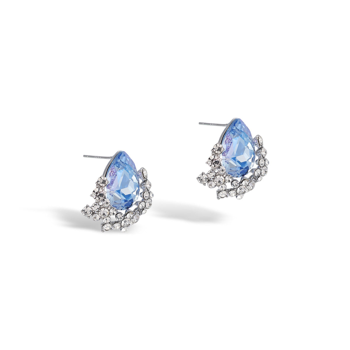 Sabrina Teardrop Crystal Earrings