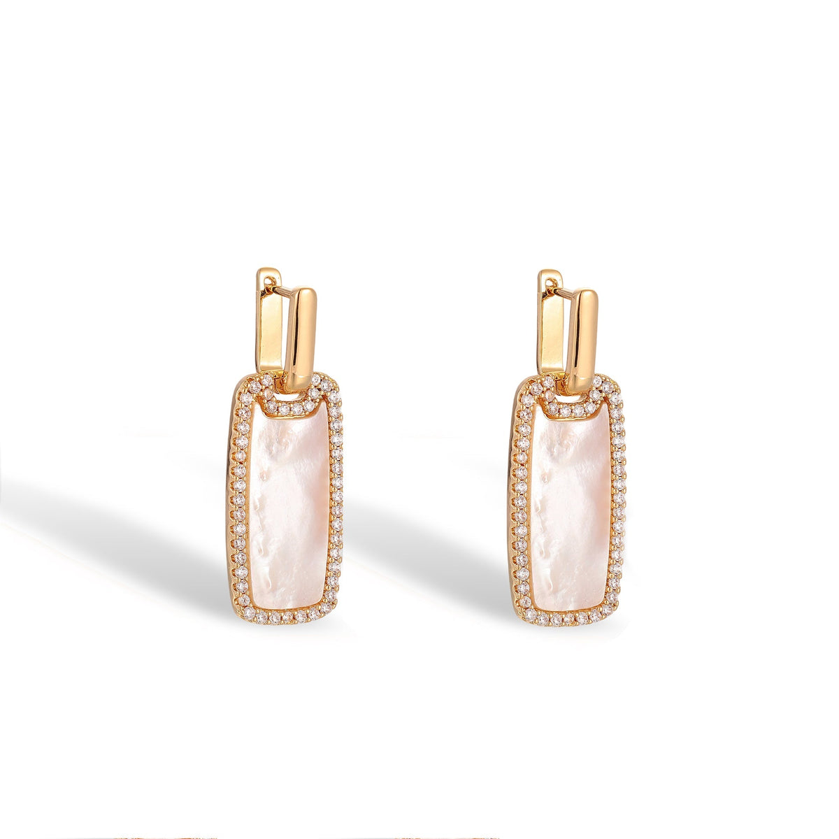 Samira 14K Gold Mother-of-Pearl Earrings