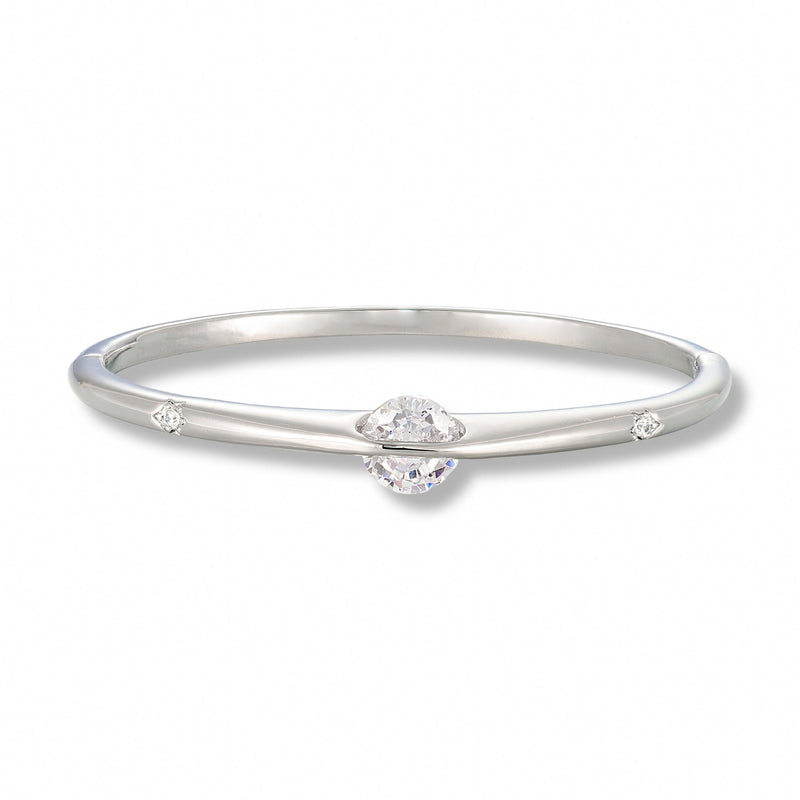 Sarah 14K Gold Round Bangle