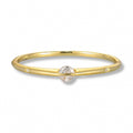 Sarah 14K Gold Round Bangle