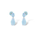 Sibylle Blue Teardrop Earrings