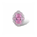 Susanne Pink Oval Ring