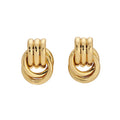 Theodrun 18K Gold Mini Circle Earrings
