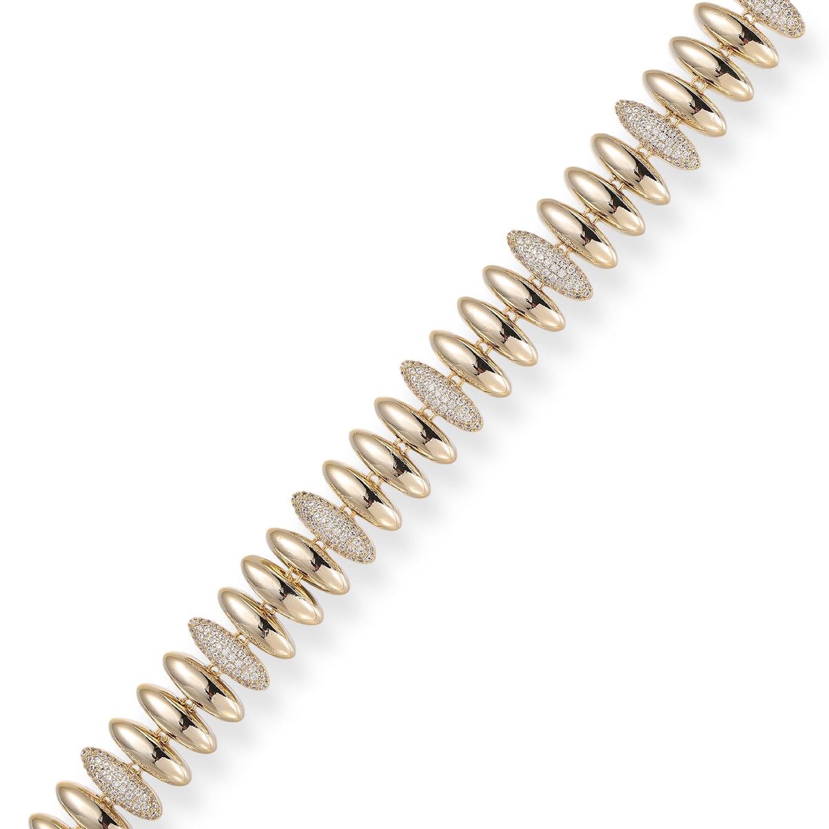 Thuslind 14K Gold Oval Bracelet