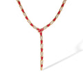 Udelgard 14K Gold Snake Y Shape Necklace