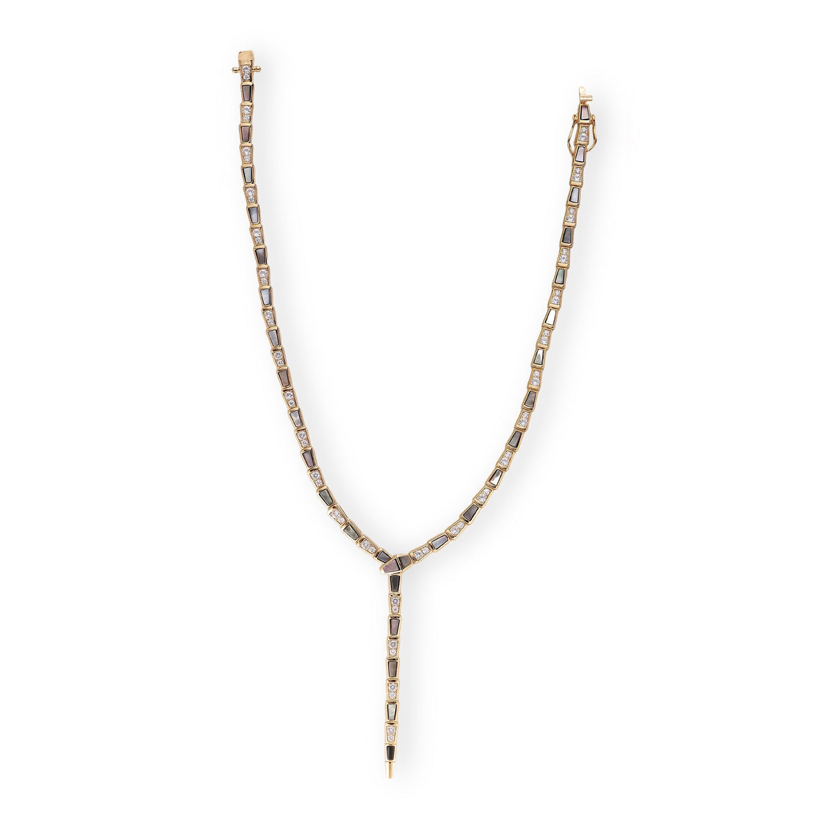 Udelgard 14K Gold Snake Y Shape Necklace