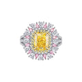 Undine Yellow Radiant Open Ring