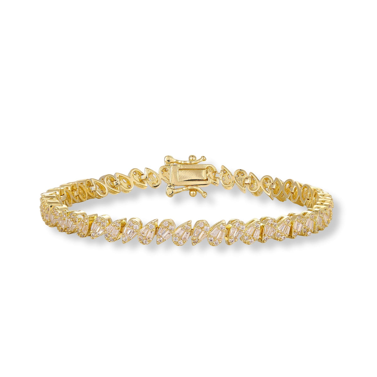 Veronique 14K Gold Teardrop Bracelet