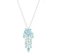 Viktoria Blue Waterfall Necklace