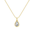Werdhild 18K Gold Teardrop Necklace