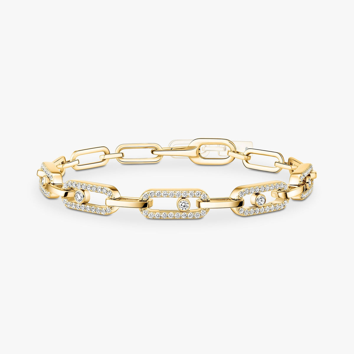 Wulflind 14K Gold Paperclip Link Bracelet