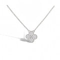 Yasmine White Clover Necklace