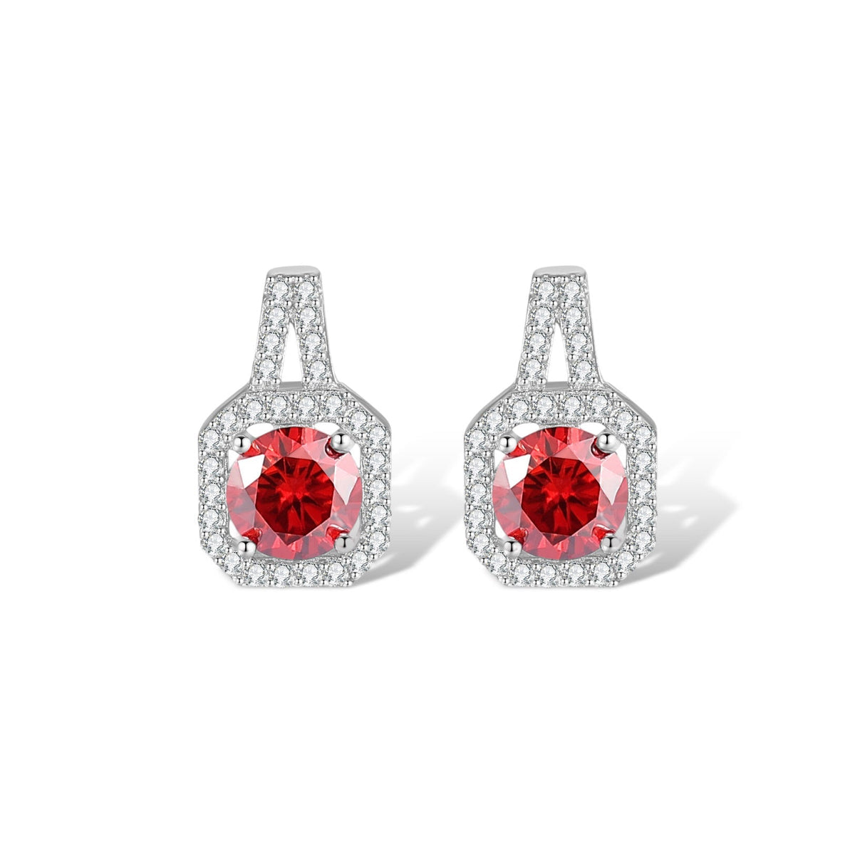 Zéphyrine Ruby Round Necklace Set