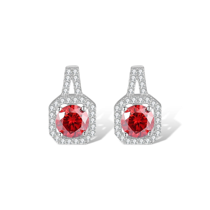 Zéphyrine Ruby Round Necklace Set
