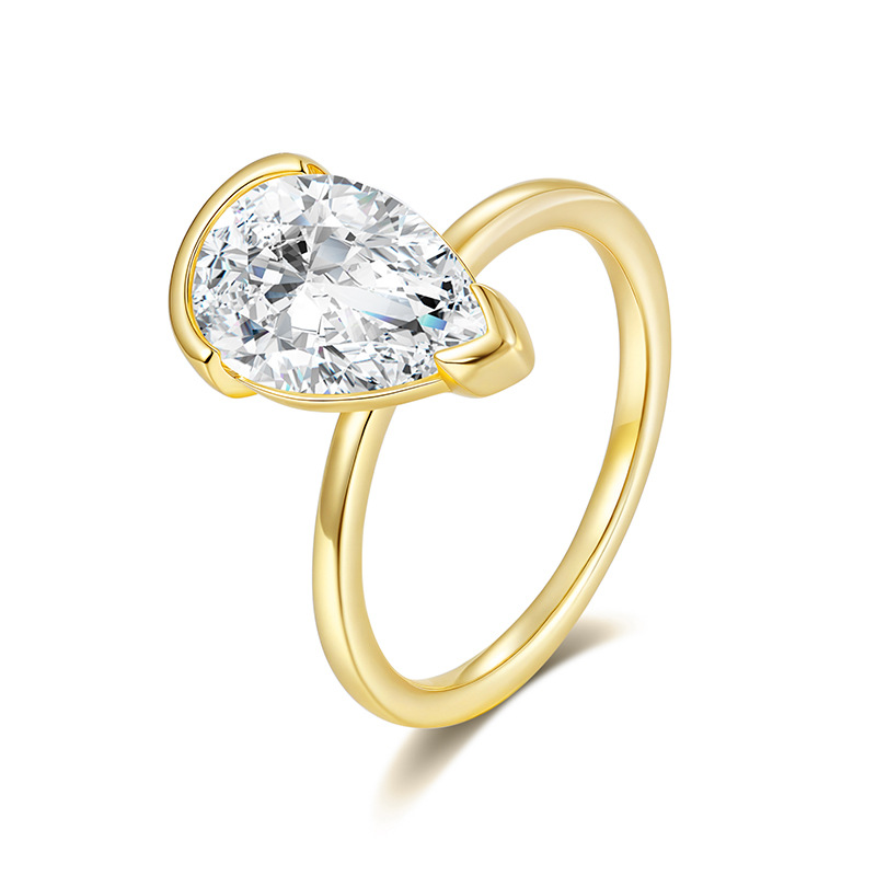 Moissanite Pavé Band Ring