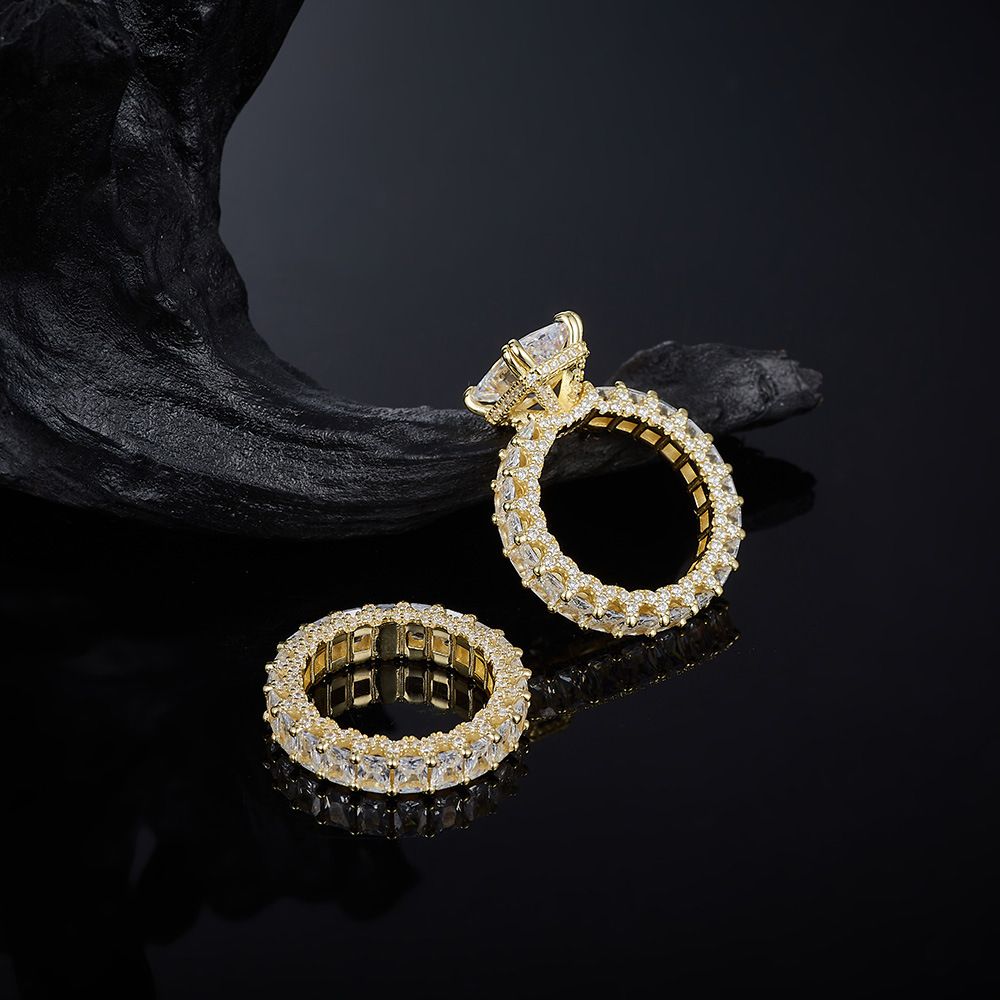 Moissanite Bridal Ring Set
