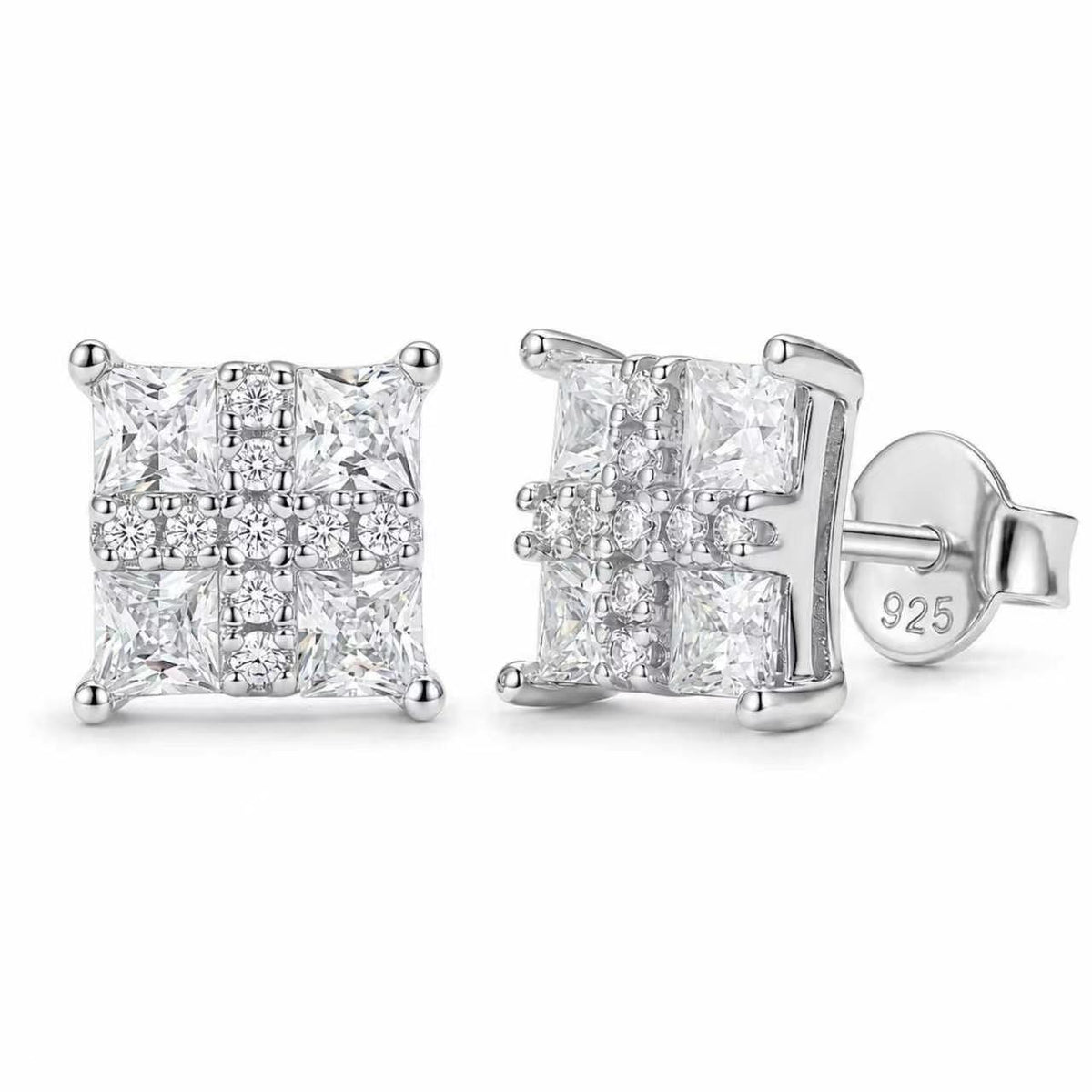 Moissanite Stud Earrings