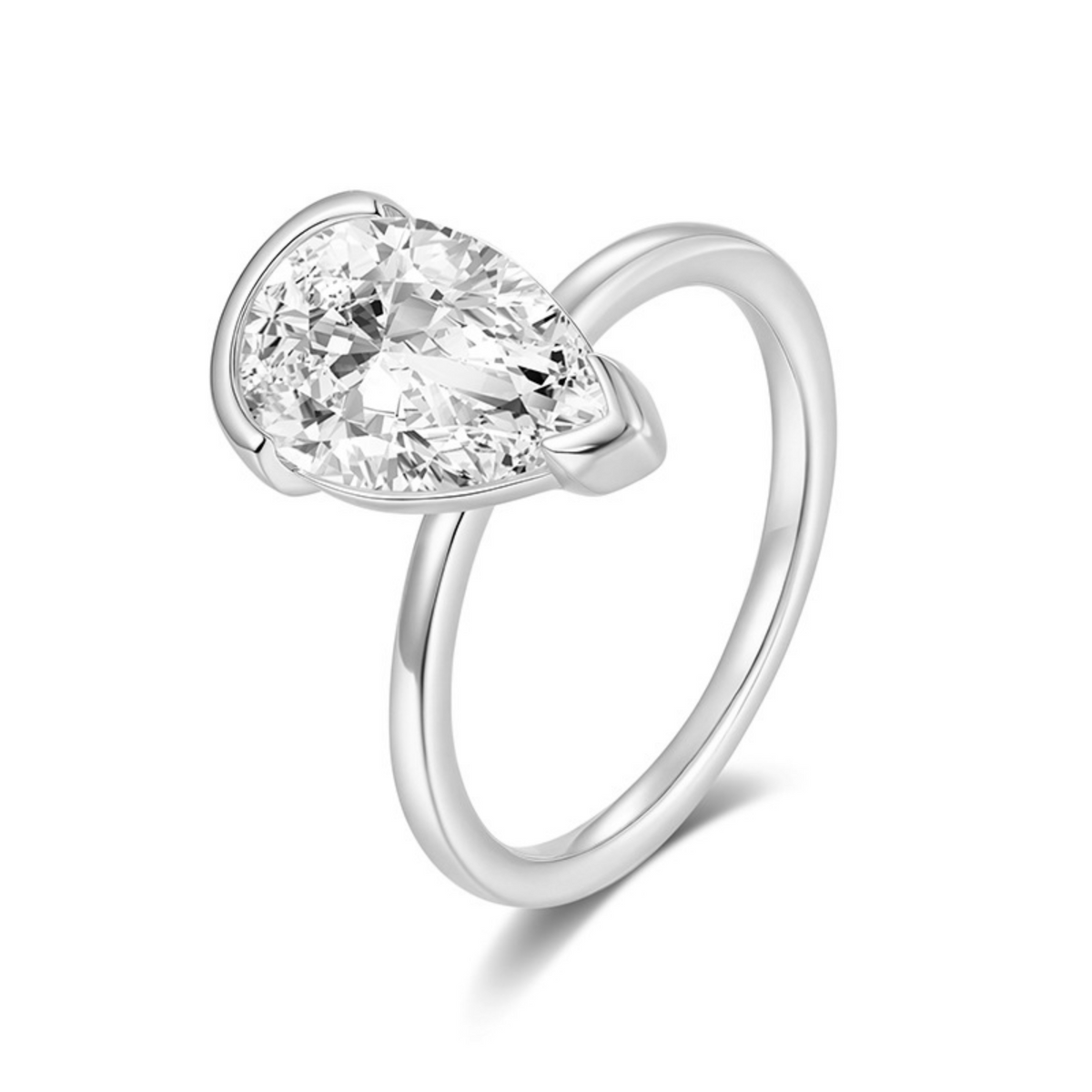 Moissanite Pavé Band Ring