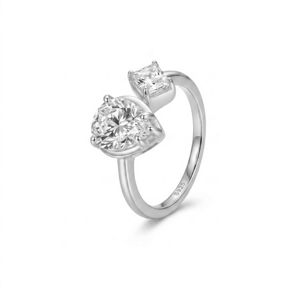 Moissanite Pavé Band Ring