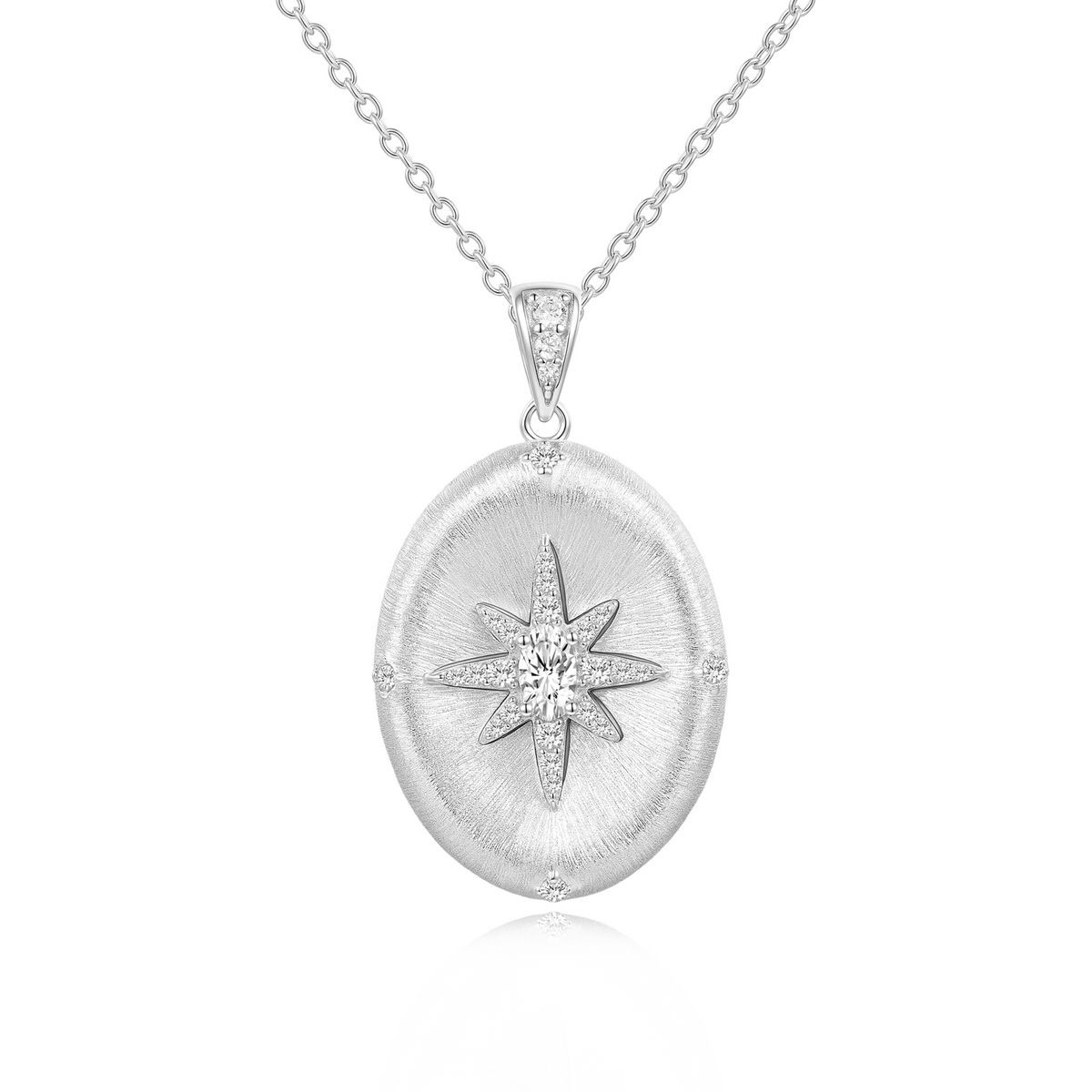 Moissanite Pendant Necklace