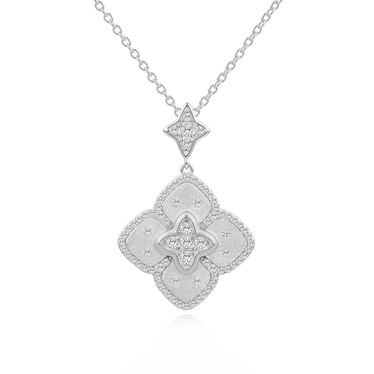 Moissanite Pendant Necklace